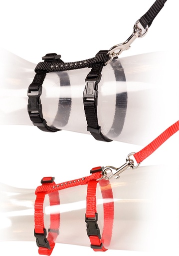 [11201] KAT WANDELSET DIAMANTEN 20-35cm / 10mm - 125cm gemengde kleuren