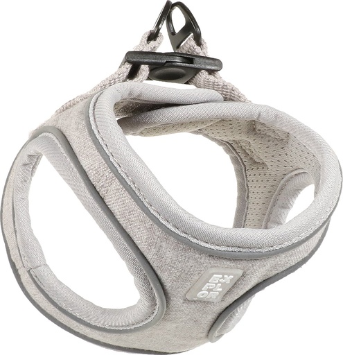 [14617] Ultimate fit kleine hond harnas XXS - 30-35cm grijs