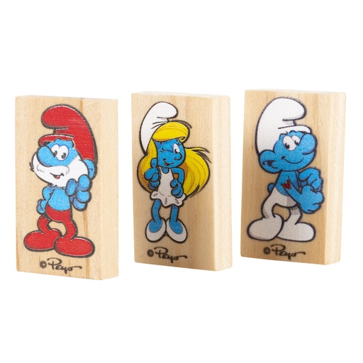 [13583] De Smurfen domino's 30g
