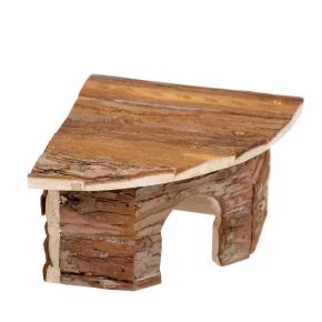 [10243] KNAAGDIEREN HOEKLODGE SCHORS 22x22x13cm
