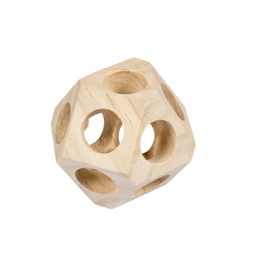 [10248] HOUTEN SPEELBAL 10x10x10CM