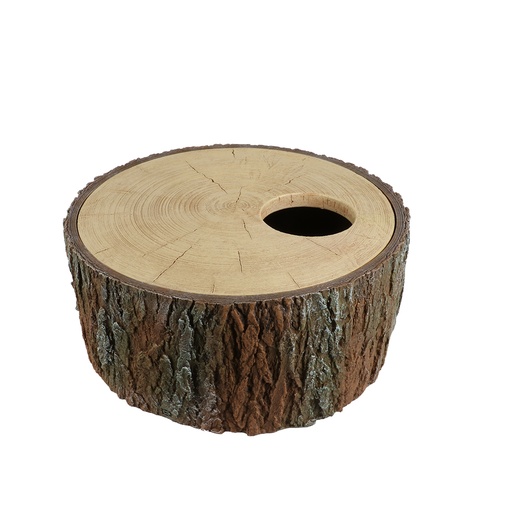 [236/478936] Reptielenschuilplaats boom M - 20x20x11cm bruin