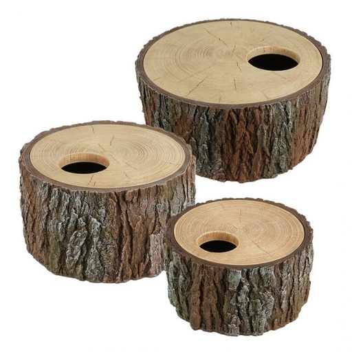 [236/478943] Reptielenschuilplaats boom S - 15,5x15x8cm bruin