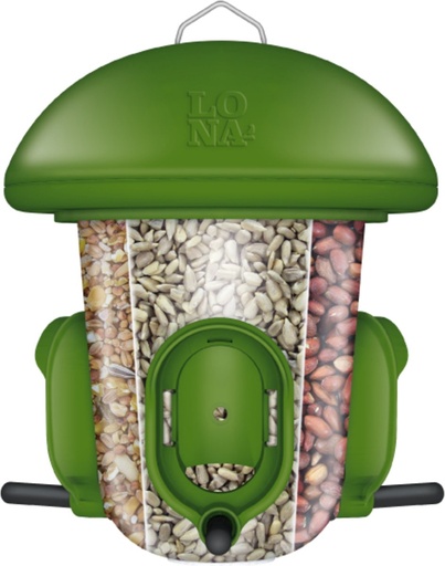 [LN10060] # LONA Voersilo S6 Groen + gratis pindapot