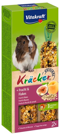 [25155] Vitakraft Kräcker fruit & flakes, 2 st cavia