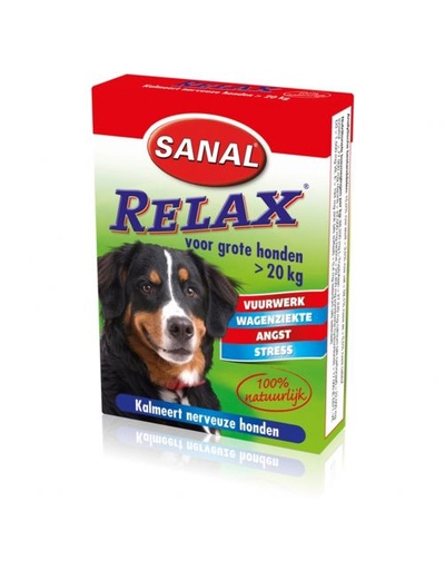 [28481] Sanal Relax Hond >20kg 15 Tabletten