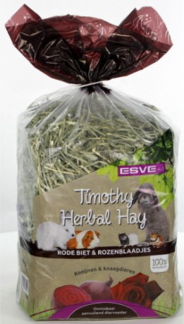 [E86120] Timothy Hay Rode Biet & Rozenblaadjes