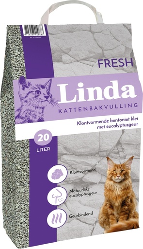 [LIN085] KBV Kattenbakvulling Linda Fresh 20 ltr