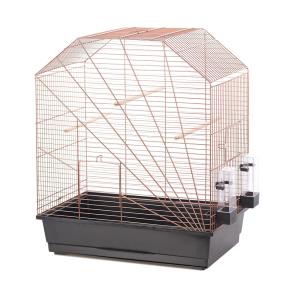 [11683] # Vogelkooi copper lexa zwart/koper
