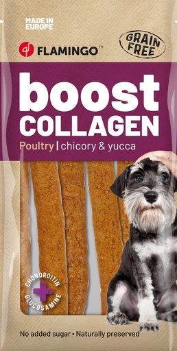 [523116] BOOST WORST MET KIP EN COLLAGEEN 6 STUKS 600GR