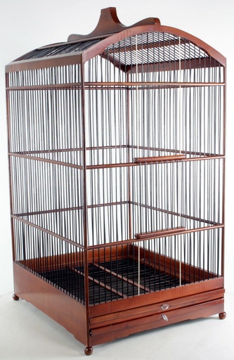 [E30020] # Vogelkooien Bamboehout 3