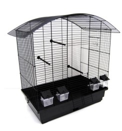 [444000] Vogelkooi Ula zwart 70x42,5x69