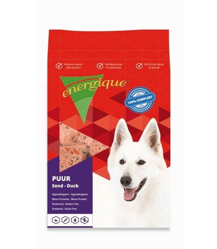 [25656] Energique hond puur eend graanvrij/glutenvrij 3kg