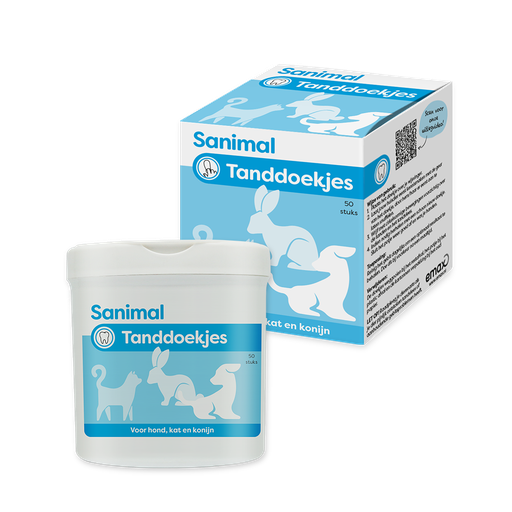 [S185] Sanimal Tanddoekjes 50stuks