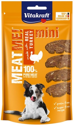 [39399] Vitakraft MEAT ME MINI kalkoen, 60 g