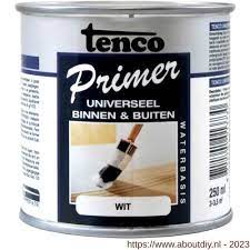 [8712701013730] Primer universeel waterbasis wit 0,25l verf/beits Tenco
