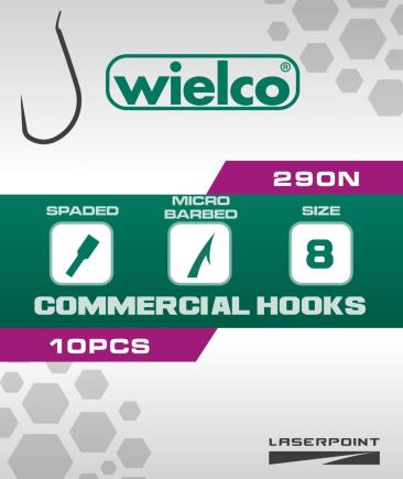[FW4290-14] Wielco Laser Point 290N Commercial Micro Barbed Hooks 10pcs. 14