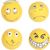[523042] HS KLEPTI LATEX BAL SMILEY GEEL 6CM 