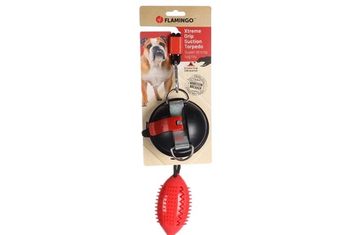 [522663] HS MURO TPR RUGBY MET ZUIGNAP + CLIP ROOD 60CM