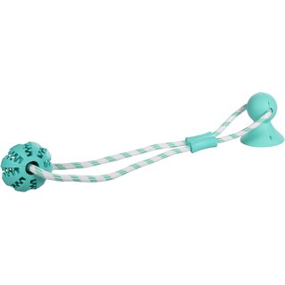 [522536] HS FIXA RUBBER BAL MET ZUIGNAP GROEN DIAMETER BAL 7CM