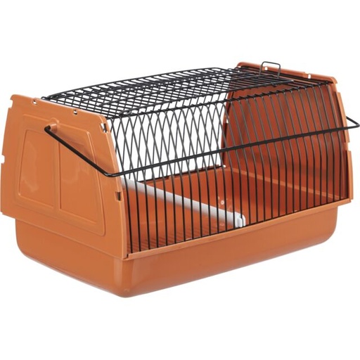 [5902] Vervoersbox, vogel/knaagdier, 30 × 18 × 20 cm terracotta