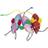 [41111] Muis, stof, catnip, 7 cm