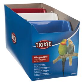 [5473] Hangbakje met draadbeugels, kunststof, 200 ml/11 × 9 cm, assorti