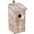 # Nestkastje Gavin hout wit/bruin 12x12x24cm
