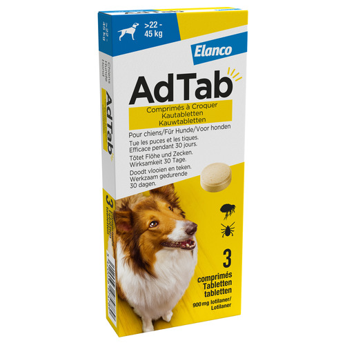 [34255] AdTab Kauwtablet hond (22kg-45kg) 3tabl.