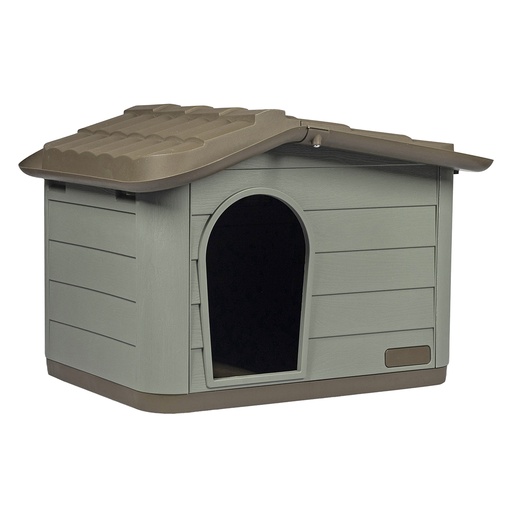 [14577] # Pepita 2 ECO huisdierhuis 76x59x55cm bruin/groen
