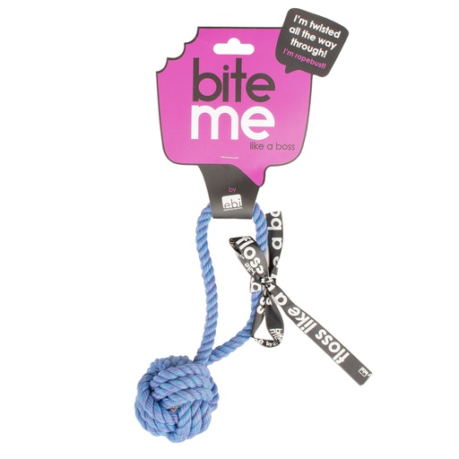 [305/481769] 'Are you knots' bal met lus 25x9x9cm blauw