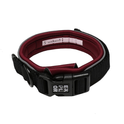 [14164] Ultimate Fit Comfy halsband Fashion L - 45-51cm plum purple