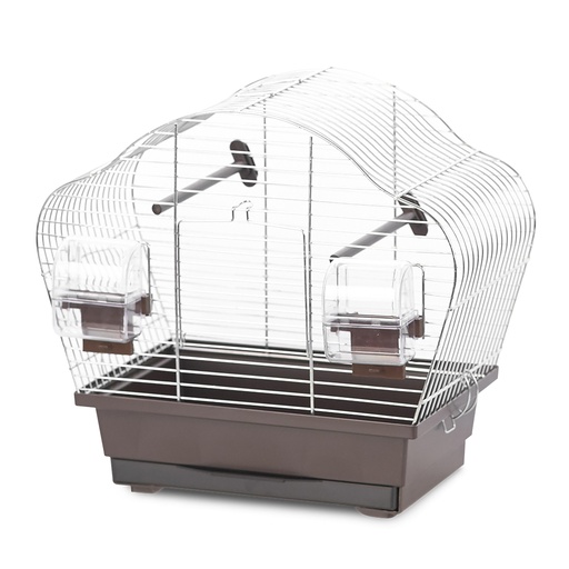 [11678] Vogelkooi Natural Lora 34,5x21,5x35cm bruin/zinc