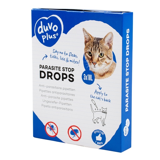 [14924] Anti-parasitaire druppels katten 3x1ml