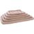[523472] Kussen Jacquard Rechthoekig Taupe 100.5x63.5x8cm