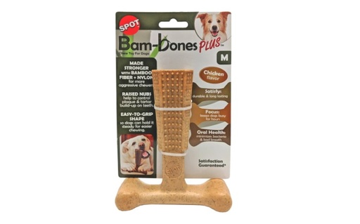 [8456] Spot Bam-Bones Plus Easy Grip Beef Medium