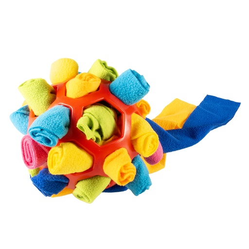 [15268] Snuffel en snackbal 14x14x14cm Meerkleurig