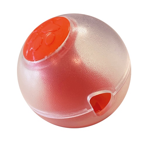 [13086] Giggle snack ball 7,5x7,5x7,5cm oranje