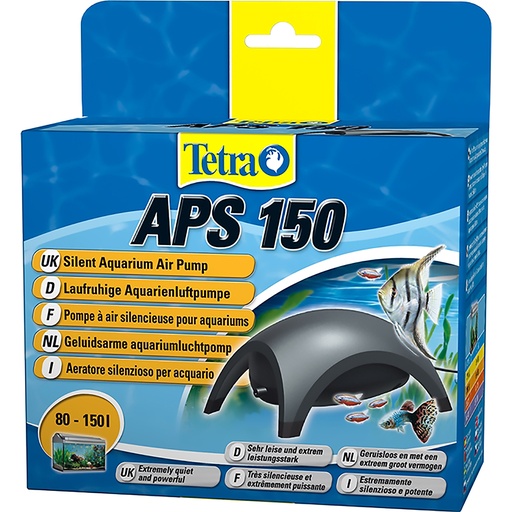 [203143166] Tetra TEC APS150 LUCHTPOMP 8x16x16,5cm zwart