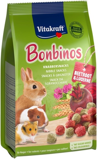 [25373] Vitakraft Knaagdier Bonbinos rode biet/alfalfa