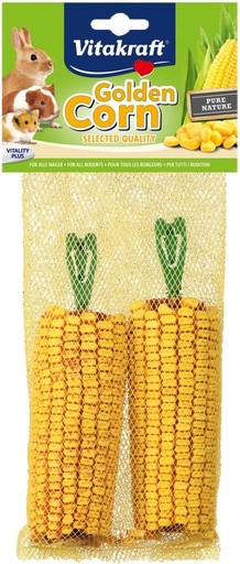 [25089] Vitakraft Golden Corn maiskolf,2st, knaagdier