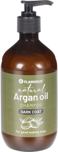 [523398] NATUURLIJKE SHAMPOO MET ARGAN OLIE VOOR DONKERE VACHT 500ML