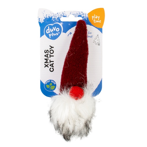 [14662] Xmas Crackle kabouter 5x5,5x18cm rood