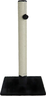 [021 4461] Boon krabpaal caty novo+bal+bel zwart 82cm