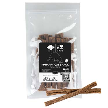 [473/481653] I Love Happy Cat Snack-Sticks met kalkoen +/- 70g - 11cm