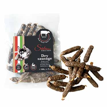 [15666] Droge worst - rund +/-7cm - 150g - +/- 22pcs