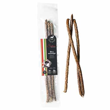 [15671] Droge worst - wild 3st - +/-50cm - 200g - +/- 3pcs