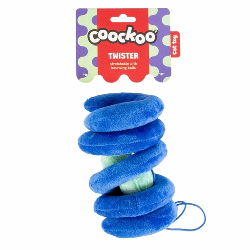[408/485330] Kattenspeeltje TWISTER 36x10x10cm blauw