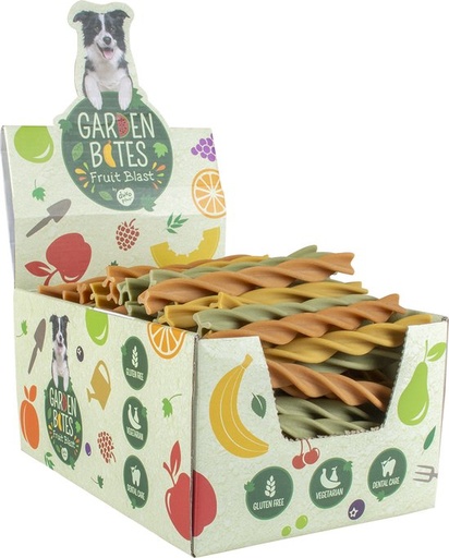 [154451] * Garden Bites dental sticks 25cm gemengde kleuren