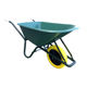 [TK100NML] # Kruiwagen Fort, 100L, PP bak, gel.ond. + NooitMeerLek-wiel